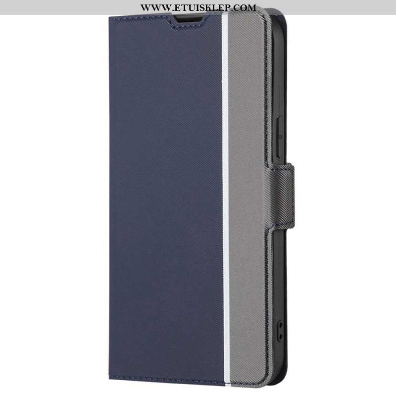 Etui Na Telefon do Sony Xperia 5 IV Etui Folio Ultra Cienki Dwukolorowy